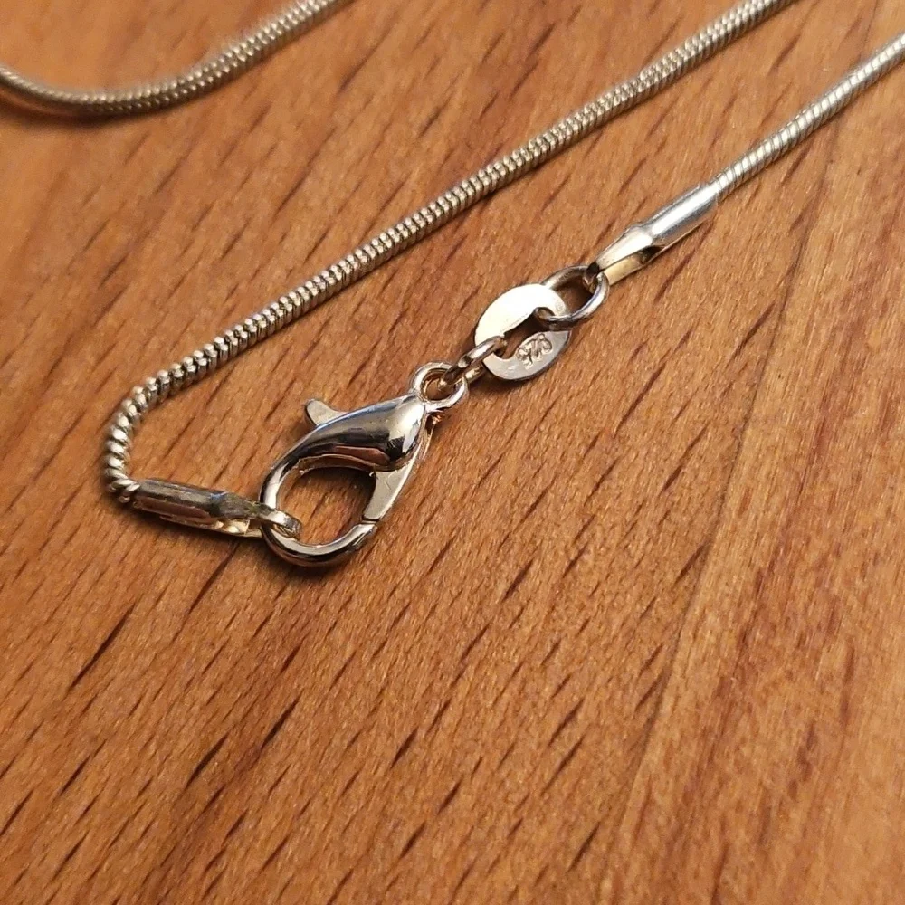 Sterling Silver Bicycle Pendant Necklace - Picture 3 of 5